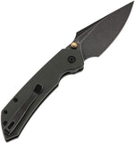 Tenable Knives Fenrir Top Linerlock Green Micarta Folding Nitro-V Pocket Knife B1034H4