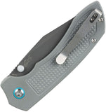 Tenable Knives Entity Top Linerlock Gray G10 Folding 14C28N Pocket Knife B1036H1
