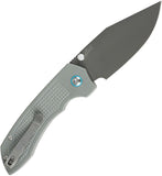 Tenable Knives Entity Top Linerlock Gray G10 Folding 14C28N Pocket Knife B1036H1