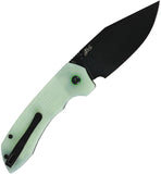 Tenable Knives Entity Top Linerlock Jade Glow In The Dark G10 Folding 14C28N Pocket Knife B1036H2