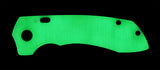Tenable Knives Entity Top Linerlock Jade Glow In The Dark G10 Folding 14C28N Pocket Knife B1036H2