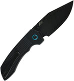 Tenable Knives Entity Top Linerlock Black G10 Folding 14C28N Pocket Knife B1036H3