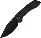 Tenable Knives Entity Top Linerlock Black G10 Folding 14C28N Pocket Knife B1036H3