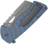 Tenable Knives Leviathan Linerlock Slate Blue G10 Folding D2 Steel Pocket Knife B1083A1