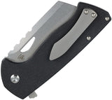 Tenable Knives Leviathan Linerlock Black Micarta Folding D2 Steel Pocket Knife B1083A3