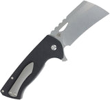Tenable Knives Leviathan Linerlock Black Micarta Folding D2 Steel Pocket Knife B1083A3