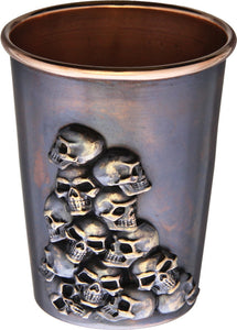 Bastinelli Creations Copper 2" Skull Artwork Cup Double Side 226ZZ