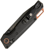 Bear Ops Nekama I Slide Lock Black Aluminum Folding 14C28N Pocket Knife MC1000ALBKB