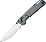 Bear Ops Nekama I Slide Lock Gray Aluminum Folding 14C28N Pocket Knife MC1000ALGYS