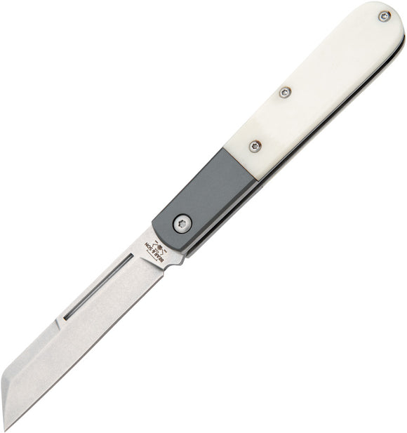 Bear & Son Modern Large Barlow Bone Folding D2 Steel Pocket Knife MWSB180
