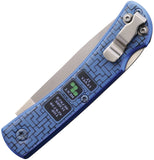 Bear & Son Small Farmhand Lockback Tetris Aluminum Folding Stainless Knife 137LBLTRS