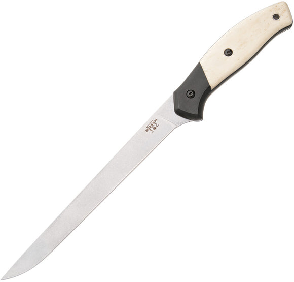 Bear & Son Professional Fillet White Bone Fixed Blade Knife WSB66