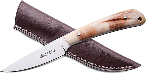 Beretta Giraffe Bone Bird And Trout Fixed Blade Knife 88599