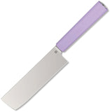 Butterfork Nakiri Purple ABS AR-RPM9 Fixed Blade Kitchen Knife 01NKPP