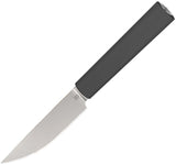 Butterfork Paring Dark Gray ABS AR-RPM9 Fixed Blade Kitchen Knife 01PKDG