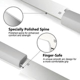 Butterfork Paring Light Gray ABS AR-RPM9 Fixed Blade Kitchen Knife 01PKLG