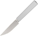 Butterfork Paring Light Gray ABS AR-RPM9 Fixed Blade Kitchen Knife 01PKLG