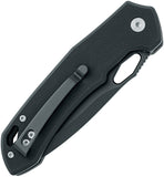 Black Fox Astros Button Lock Black G10 Folding VG-10 Pocket Knife 770BB