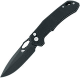 Black Fox Astros Button Lock Black G10 Folding VG-10 Pocket Knife 770BB