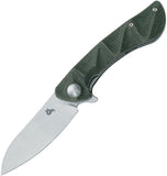Black Fox Dripper Linerlock Green Micarta Folding VG-10 Pocket Knife 771MOD