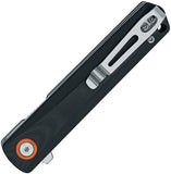 Black Fox Spear Linerlock Black G10 Folding D2 Steel Pocket Knife 783G10