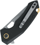 Black Fox The Corner Linerlock Black G10 Folding 10Cr15CoMoV Pocket Knife 787G10B