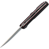 Boone Forge BF010 Linerlock Black G10 Folding 14C28N Sandvik Pocket Knife G010