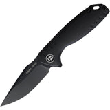 Boone Forge BF011 Linerlock Black G10 Folding 14C28N Sandvik Pocket Knife G011