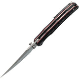 Boone Forge BF013A Linerlock Black G10 Folding 14C28N Sandvik Pocket Knife G013A