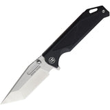 Boone Forge BF014A Linerlock Black G10 Folding 14C28N Sandvik Pocket Knife G014A