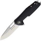 Boone Forge BF072 Linerlock Black G10 Folding 14C28N Sandvik Pocket Knife G072