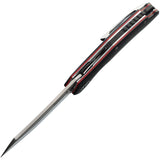 Boone Forge BF904 Linerlock Black G10 Folding 14C28N Sandvik Pocket Knife G904
