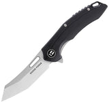 Boone Forge BF904 Linerlock Black G10 Folding 14C28N Sandvik Pocket Knife G904
