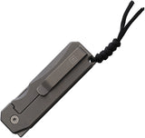 Big Idea Design Ti Utility Framelock Gray Titanium Folding Pocket Knife G003