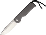 Big Idea Design Ti Pocket II Framelock Gray Titanium Folding M390 Pocket Knife G0042
