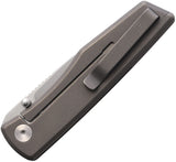 Big Idea Design The Overlook Framelock Gray Titanium Folding M390 Pocket Knife G011