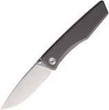 Big Idea Design The Overlook Framelock Gray Titanium Folding M390 Pocket Knife G011