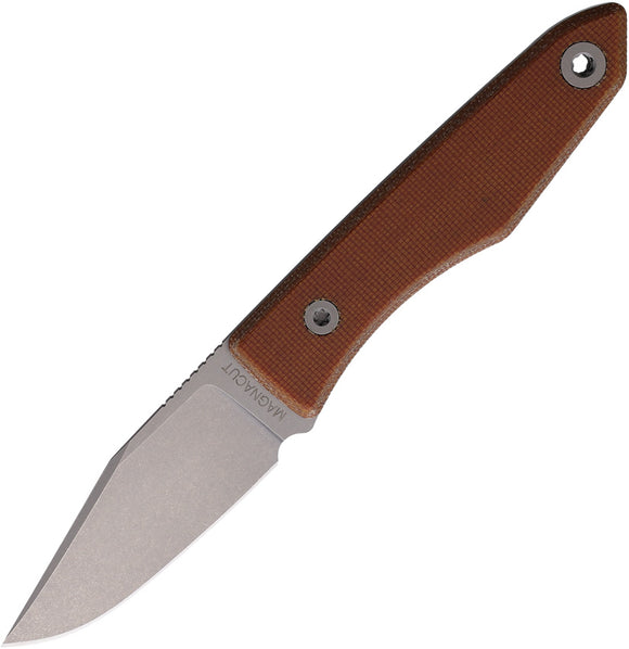 Big Idea Design Lookout Natural Micarta MagnaCut Fixed Blade Knife w/ Sheath 735758
