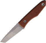 Big Idea Design USA Lookout Brown Micarta MagnaCut Tanto Fixed Blade Knife 735888