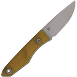 Big Idea Design USA Lookout Amber PEI Ultem MagnaCut Fixed Blade Knife 735994