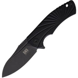 BucknBear Blue Fin Pocket Knife Framelock G10 Folding Stainless Blade 1331BL