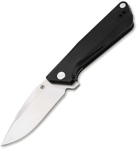 Boker MF.3 Linerlock Black Aluminum Folding 440 Stainless Pocket Knife 01BM0001