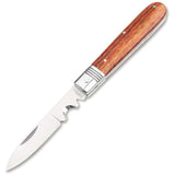 Boker History Knife & Tool Cable Rosewood Folding 440A Stainless Pocket Knife 01HY004