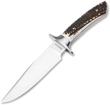 Boker Arbolito Torito HX Stag ACX 390 Steel Drop Point Fixed Blade Knife w/ Sheath 02BA593HX