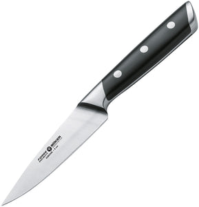 Boker Forge Paring Black ABS X50CrMoV15 Fixed Blade Kitchen Knife 03BO505