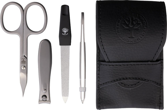 Boker Arbolito Basic L 4pc Nail Scissors Nail File Tweezers Manicure Set 04BO506