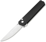 Boker Kwaiken Compact Button Lock Black Aluminum Folding MagnaCut Pocket Knife 110073