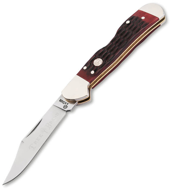 Boker Traditional Series 2.0 Tree Brand Copperhead Red Bone Folding D2 Steel Knife 110874