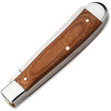 Boker Traditional Series 2.0 Tree Brand Trapper Brown Micarta Folding D2 Steel Knife 110889