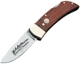 Boker Lockback Solingen Drop Pt Rosewood Handle Folding Pocket Knife 111004